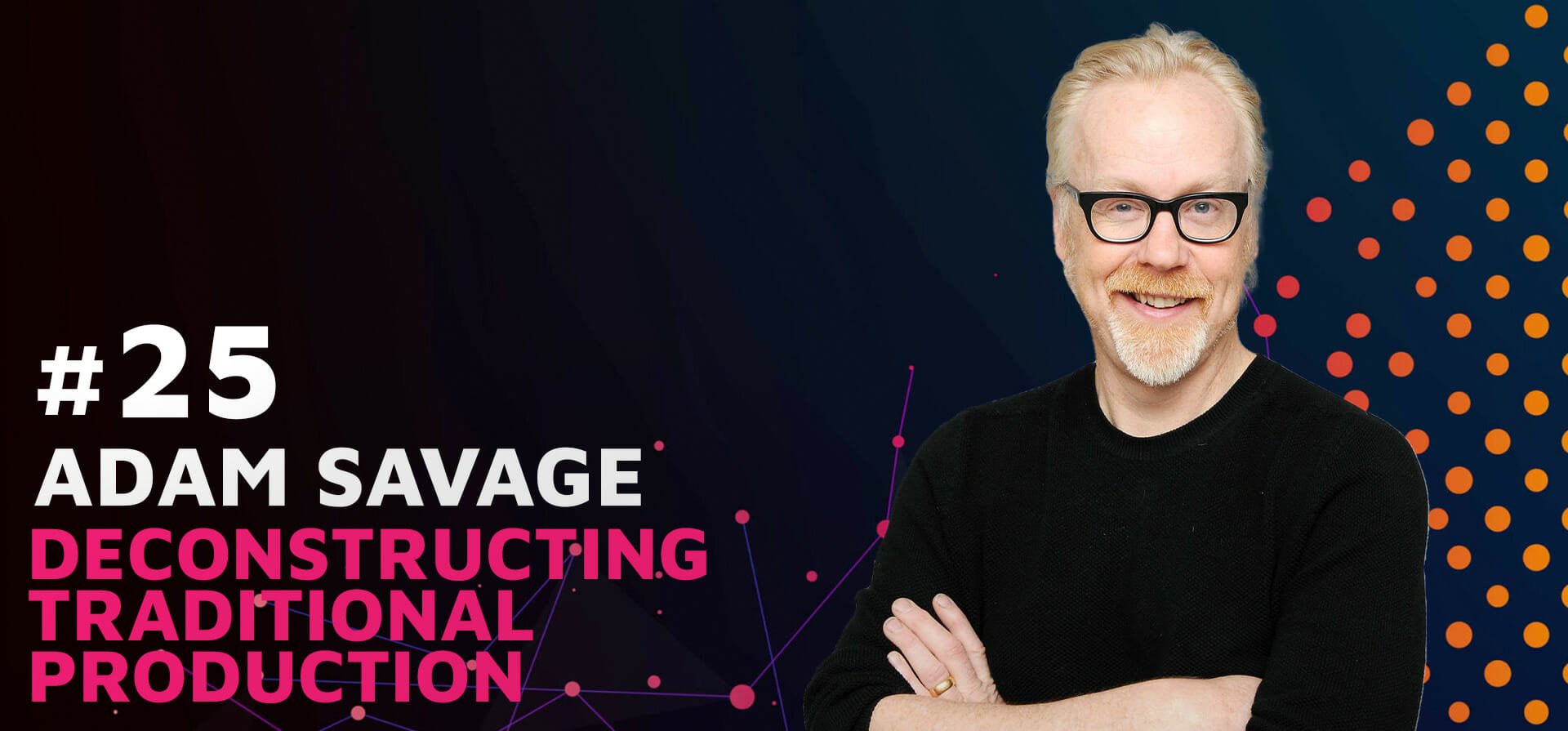 Molly_J_Presley's tweet card. We have a special guest for you today on this latest episode of the Data Unchained podcast! Adam Savage joins us to talk about what data storage and exchange looks like in today’s media.