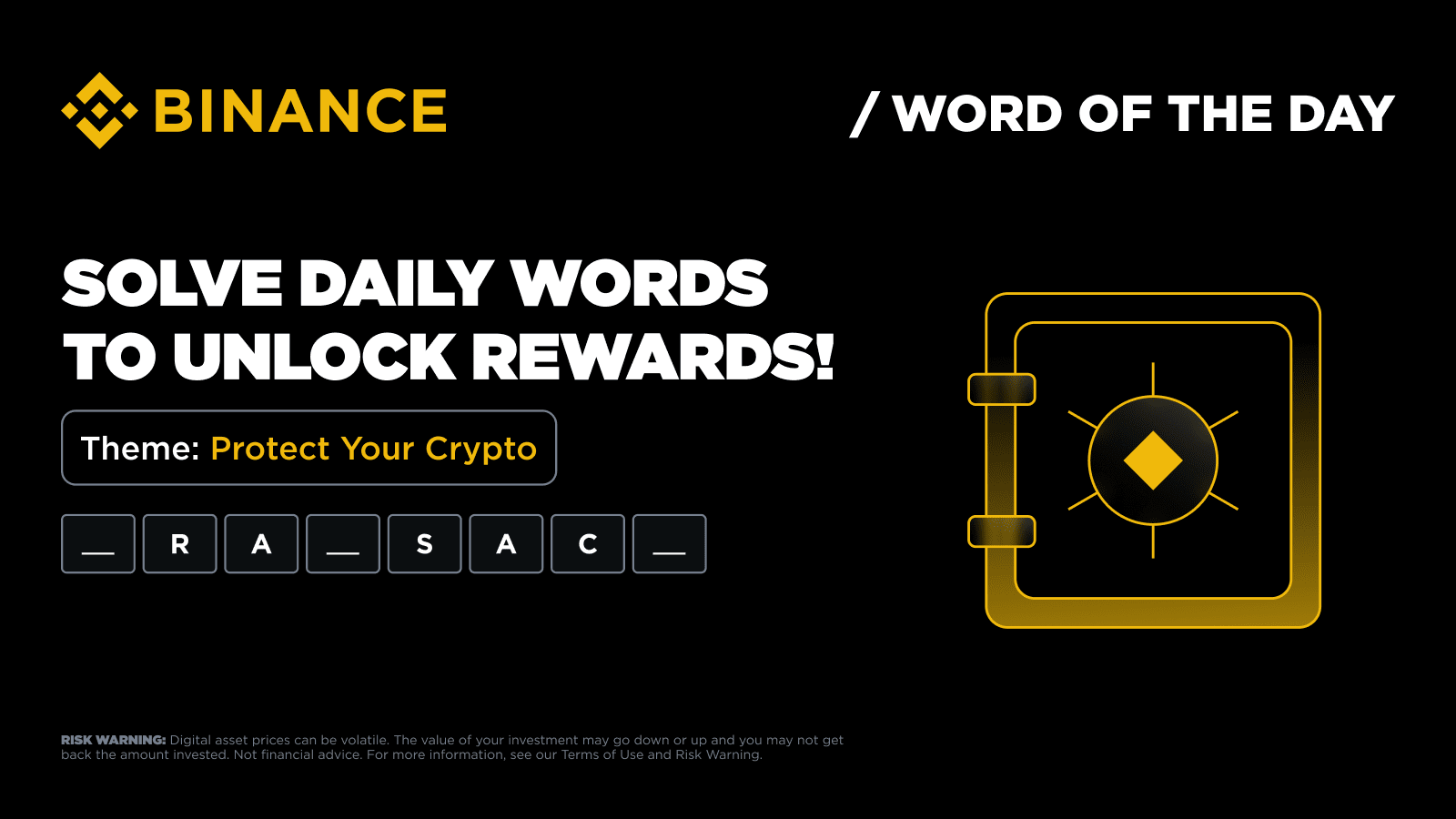 podslice_ai's tweet card. Word of the Day | Play the Crypto Word Game Today | Binance