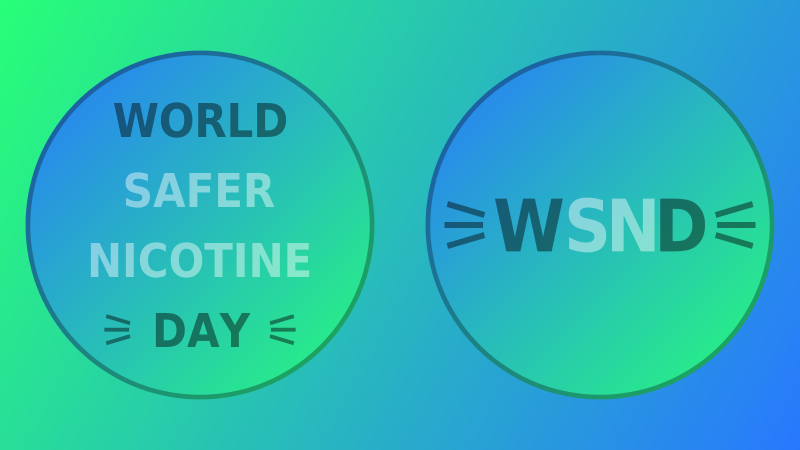 BlogThr's tweet card. December 30th is World Safer Nicotine Day. WSND it an opportunity to celebrate safer (and safe!) alternative nicotine products to smoking cigarettes and other combustible forms of tobacco. Such...