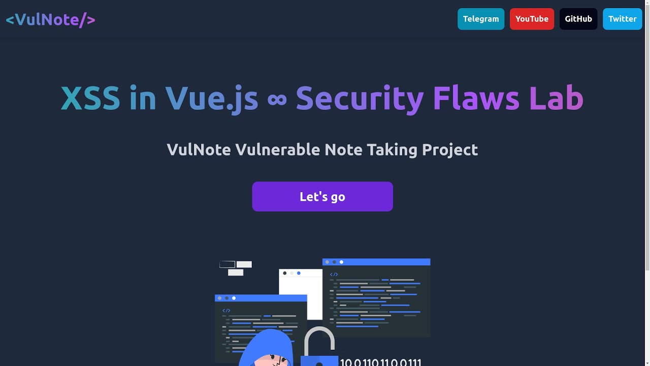 amir_h_fallahi's tweet card. XSS in Vue.js | Security Flaws