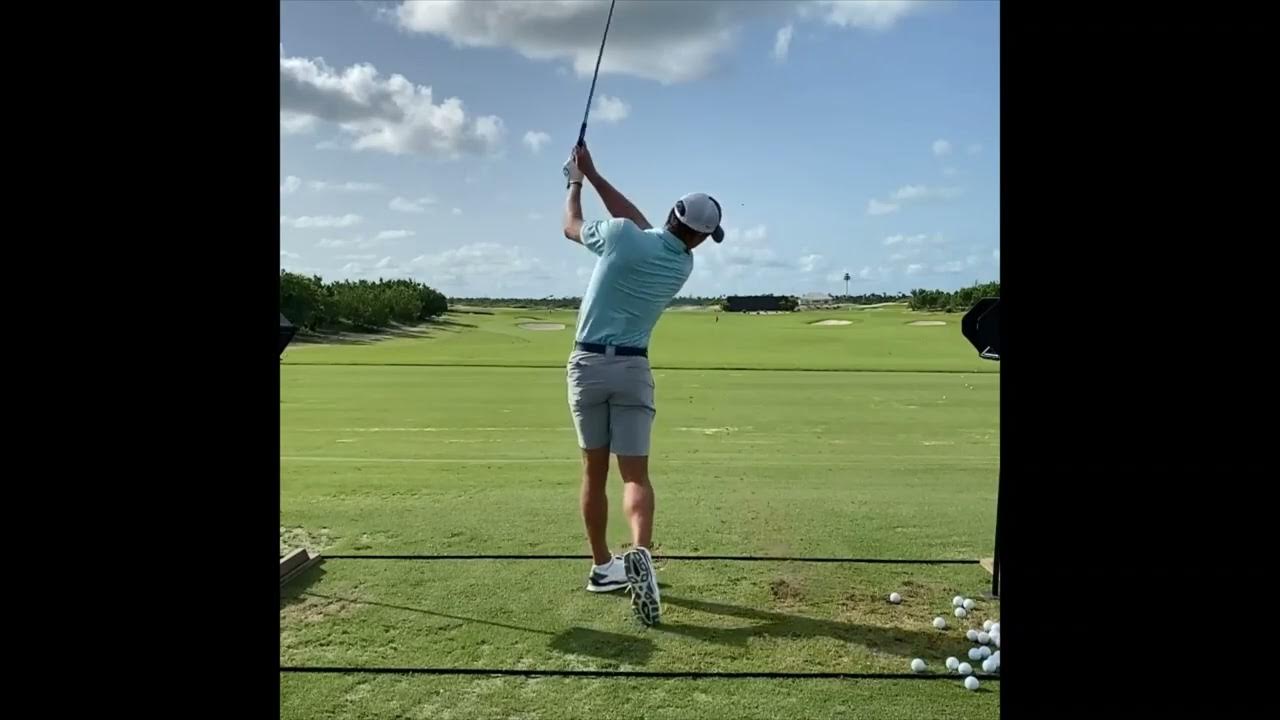 highskillsvibes's tweet card. Winner's golf swing! How to swing to win 4 750 000 USD in one...