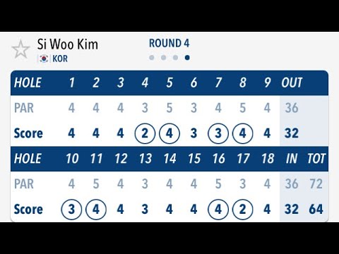 highskillsvibes's tweet card. Si Woo Kim slow motion golf swing. #bestgolfswings #alloverthegolf