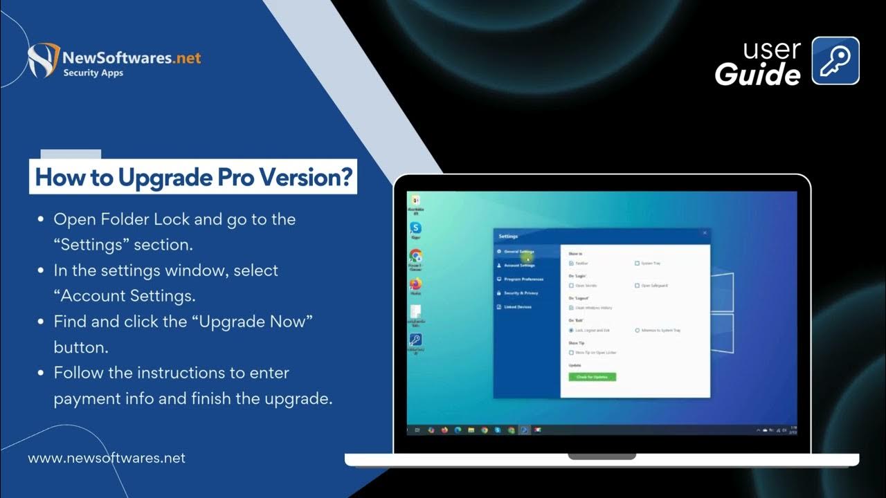 newsoftwaresinc's tweet card. How to Easily Upgrade to Folder Lock Pro?