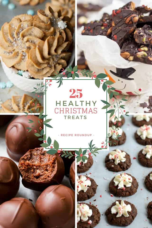 CompassPHS's tweet card. A roundup of 25 Healthy Christmas Treats Recipes to help you stay on track and keep things a bit cleaner this Holiday Season.