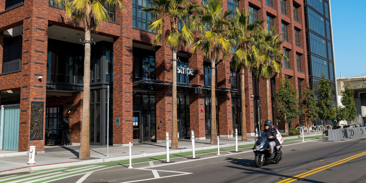 WSJ's tweet card. The payments giant was last valued by private investors at $95 billion, making it one of the most valuable U.S. startups.