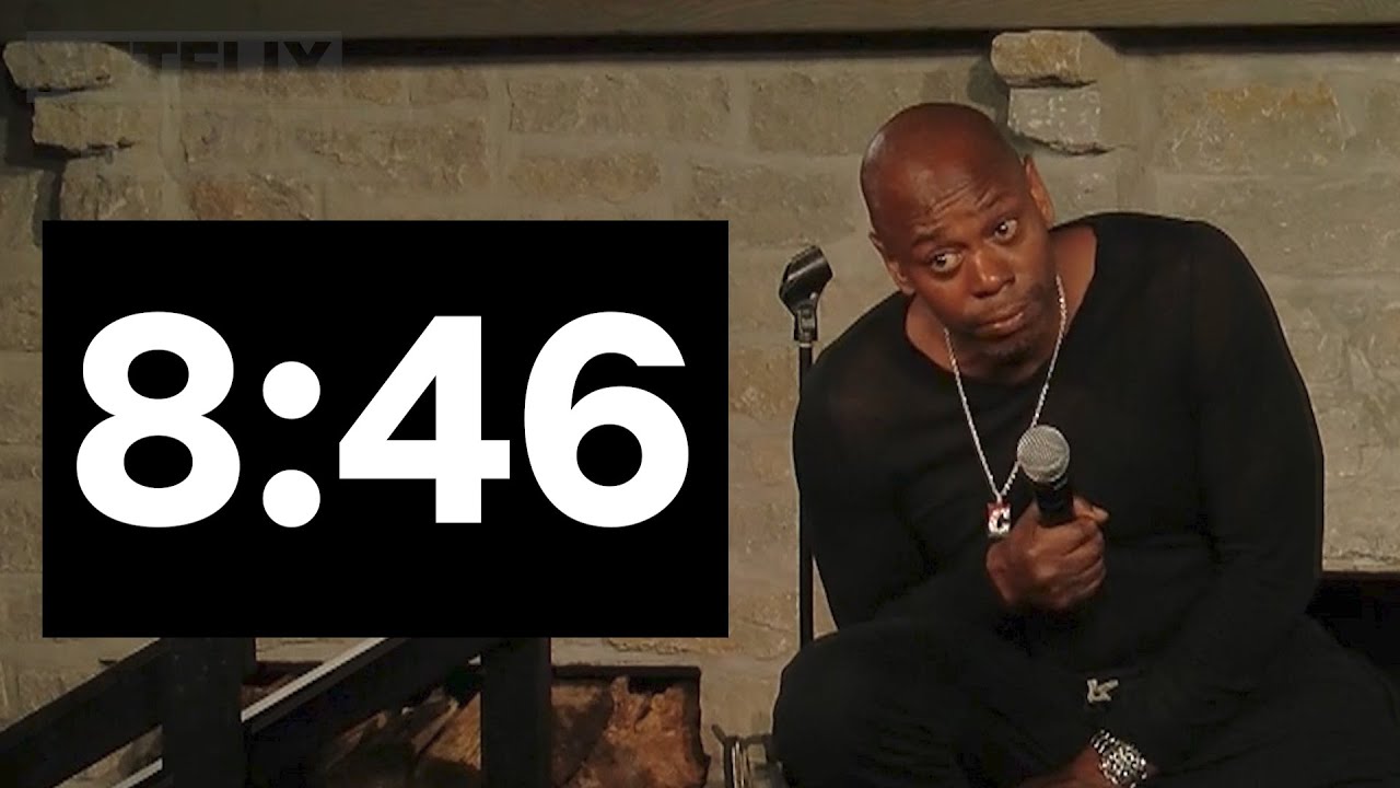 NetflixIsAJoke's tweet card. 8:46 - Dave Chappelle