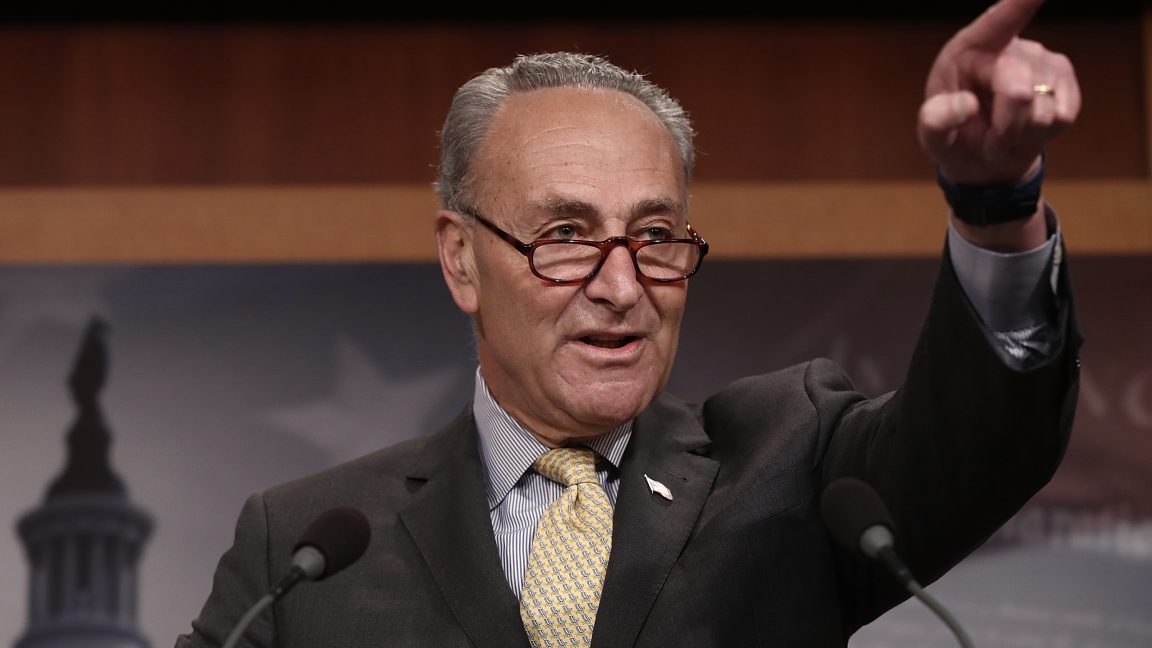 SenSchumer's tweet card. Senator Chuck Schumer writes for Ars: Keep net neutrality rules in place.