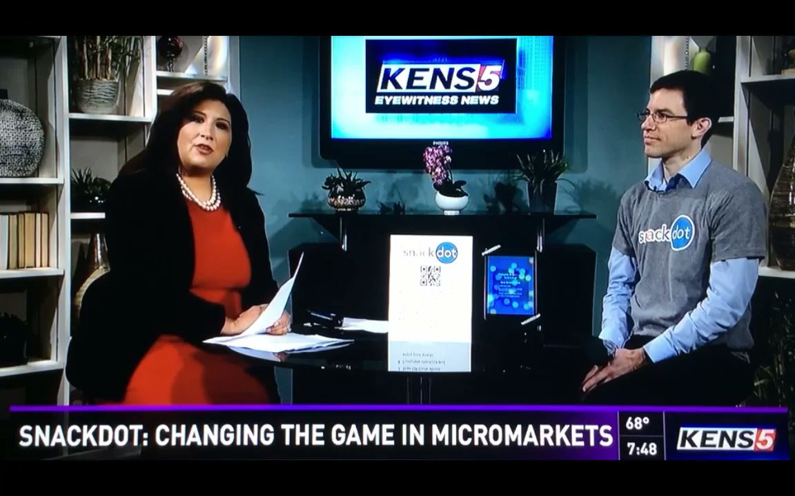 SnackDot's tweet card. SnackDot Interview on KENS 5