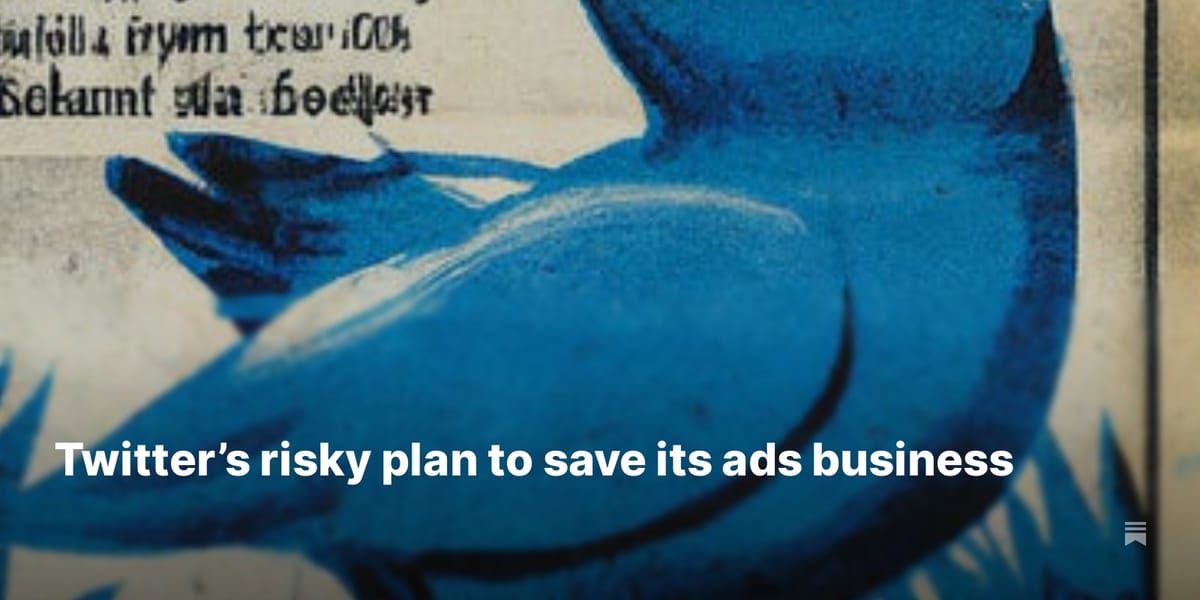 ZoeSchiffer's tweet card. Agree to personalize your ads — or else