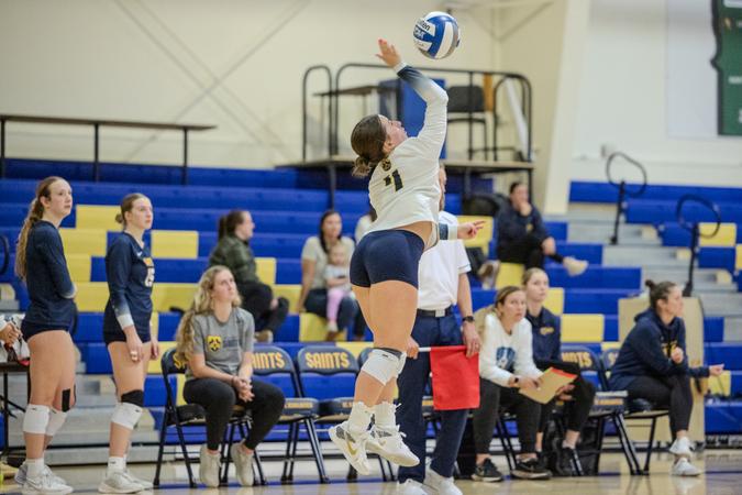 CSSsaints's tweet card. Duluth, Minn. – The Saint Scholastica volleyball team hosted the Cardinals of Saint Mary's University, a MIAC Conference opponent, today, Saturday, October 4. Today's conference match ended with the...