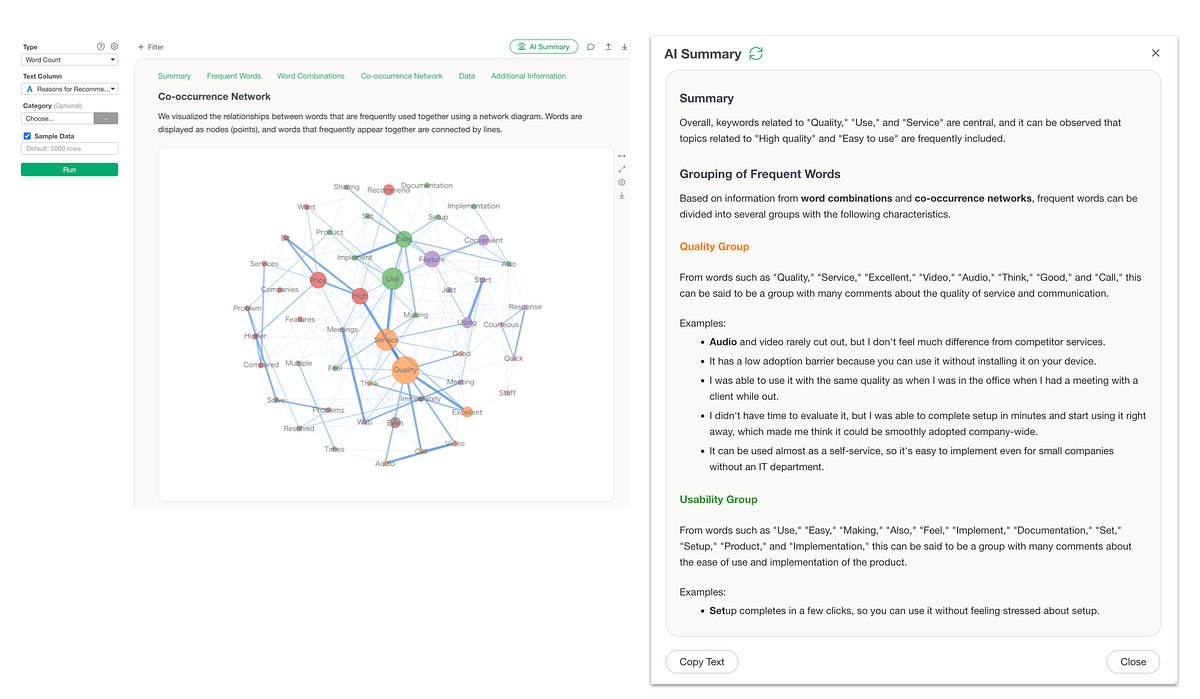 ExploratoryData's tweet card. Guided Analytics, AI Summary, and more!