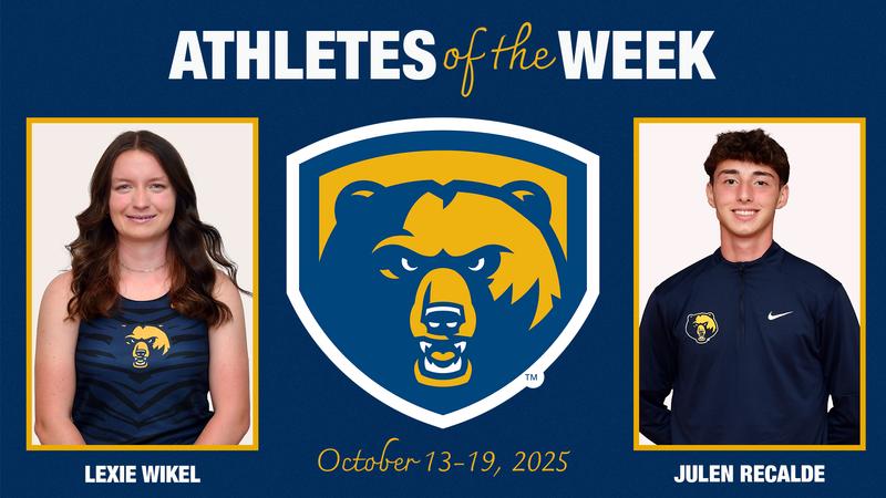 wvutechsports's tweet card. Golden Bear Athletes of the Week for October 13–19, 2025, were announced Sunday by the WVU Tech Athletic Department. Earning the spotlight this week are freshman Julen Recalde (men's soccer) and...