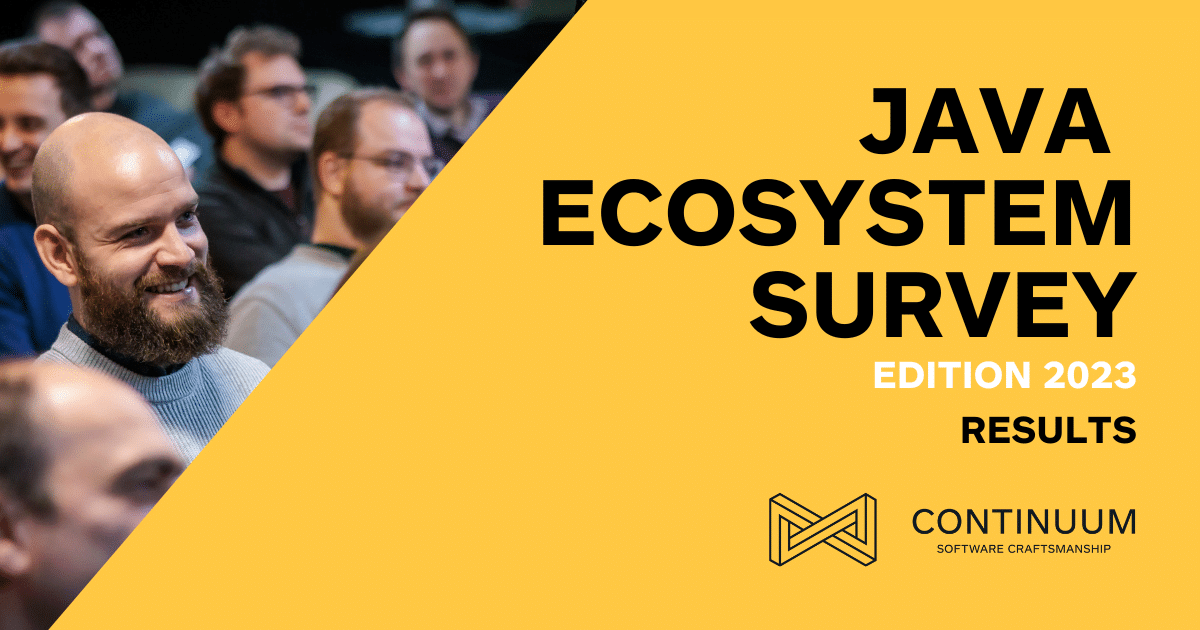 continuumbe's tweet card. Read all about new trends in the Java Ecosystem. These are the results of our 2023 Java Ecosystem Survey.