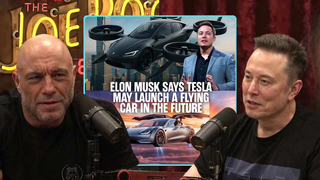 GlobalREBroker's tweet card. What is happening???? Elon Musk was on Joe Rogan this week, talking about the Roadster prototype possibly being a flying car and will be "unforgettable"....."whether it will be good or bad" and...