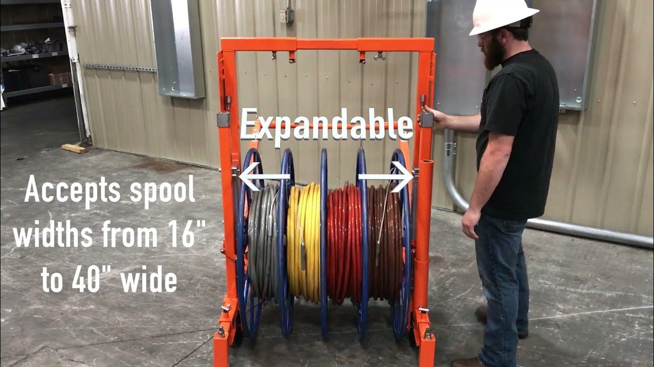 loebelectric's tweet card. iTOOLco Roll Jacks: Moving 6,500lbs Wire—Easily