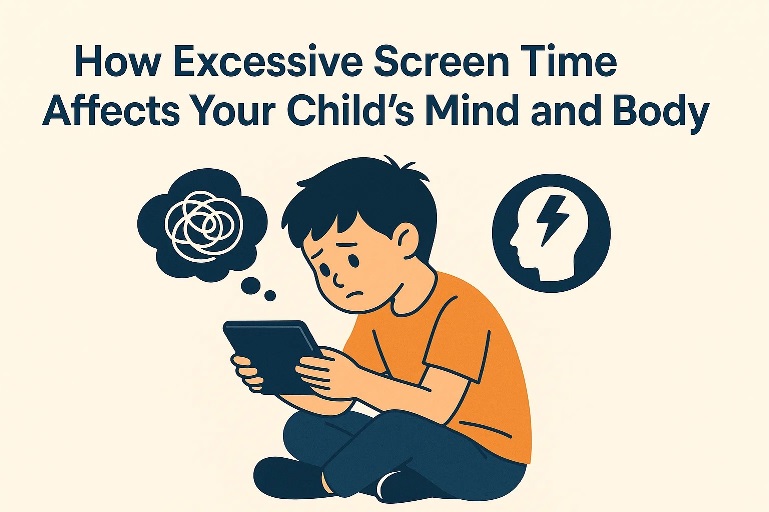 indiamarketing_'s tweet card. How Excessive Screen Time Affects Your Child’s Mind and Body Blogs India Tutor - Learn Teach Grow with India's leading Tutoring Platform