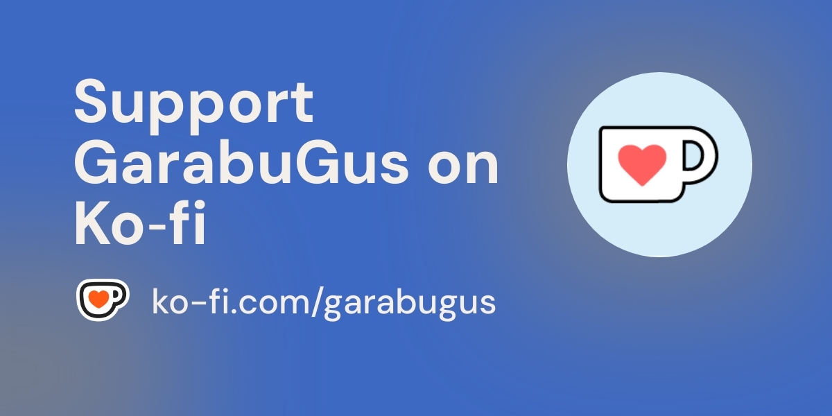Gusgux's tweet card. Become a supporter of GarabuGus today!
