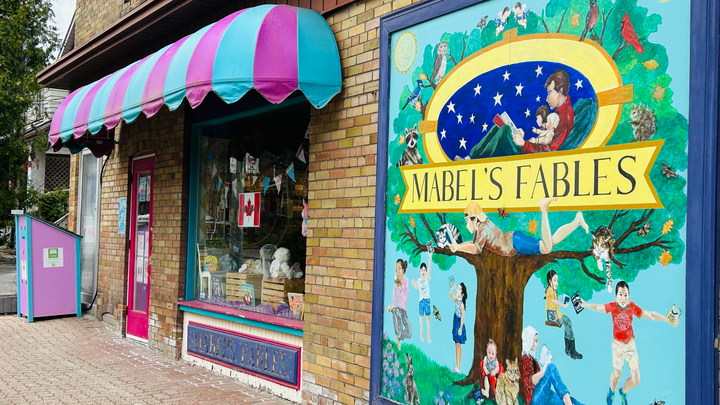 MatlowForMayor's tweet card. Mabel's Fables Bookstore opened at 662 Mount Pleasant Road, Toronto in September 1988… Eleanor LeFave needs your support for Mabel's Fables Next Chapter Fund