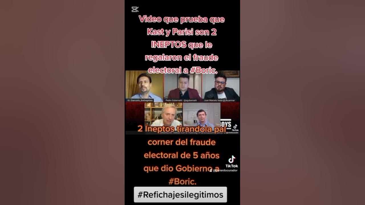 Ferarevalo1981's tweet card. PARISI EL BANDEJERO DE KAST PA LOS WEONES. ESTE VIDEO LO PRUEBA.