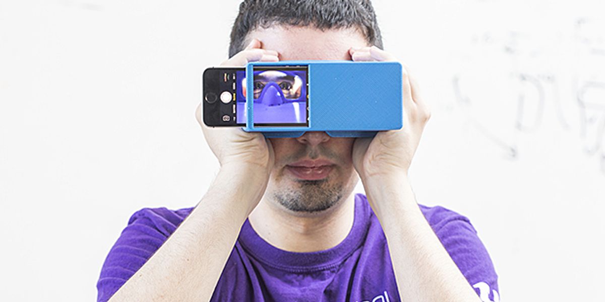 IEEEorg's tweet card. Computer vision and machine-learning algorithms detect biomarkers in the white of the eye