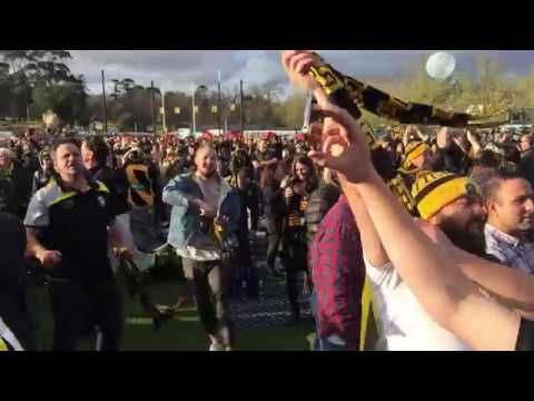 infundibulumgo's tweet card. Final Siren - AFL Grand Final 2017 - Punt Road Oval - Richmond v...