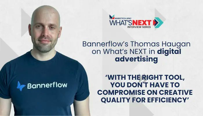 MarketechAPAC's tweet card. MARKETECH APAC sat down with Thomas Haugan, head of APAC at Bannerflow, a Creative Management Platform (CMP) enabling in-house marketing teams to take control of their digital and social advertising.
