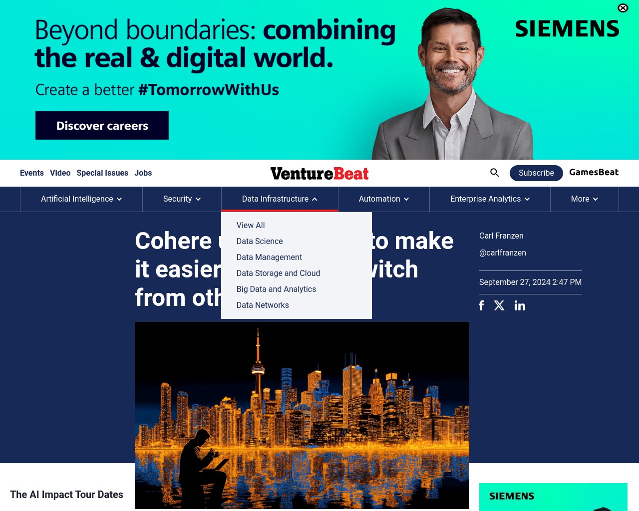 managetech_inc's tweet card. Cohereは、AIモデルChat、Embed、Rerank、ClassifyのAPIを更新した 新しいAPI
