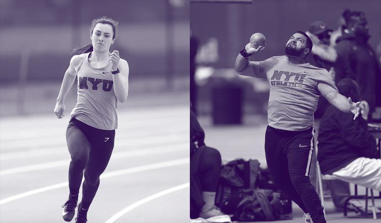 NYUAthletics's tweet card. New York University's men's and women's track and field teams competed in New York City for the first and only time this outdoor season at the Metropolitan Championships, which took place at Icahn...