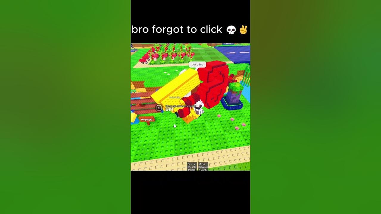 BatlleVitiello's tweet card. bro forgot to click #pvb #plantsvsbrainrots #shorts #roblox #roblox...