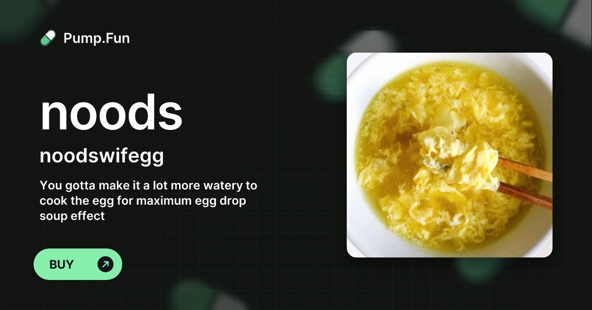spottedgeckgo's tweet card. You gotta make it a lot more watery to cook the egg for maximum egg drop soup effect