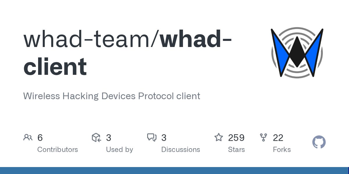 CayreRomain's tweet card. Wireless Hacking Devices Protocol client. Contribute to whad-team/whad-client development by creating an account on GitHub.