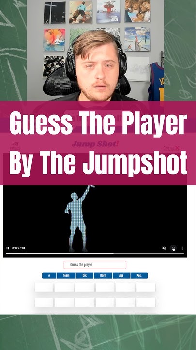 HoopTheory_Pod's tweet card. Guess the Player by the Jumpshot #nba #basketball #sports #trivia...