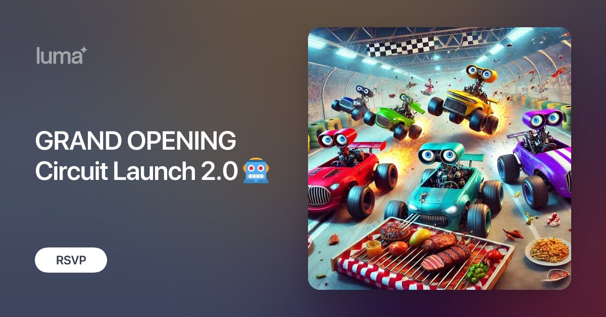 circuitlaunch's tweet card. 🎉 Grand Opening of Circuit Launch 2.0 – our second location now in Mountain View, CA! 🚀 Join us for an exciting day of innovation and fun! Experience DIY…