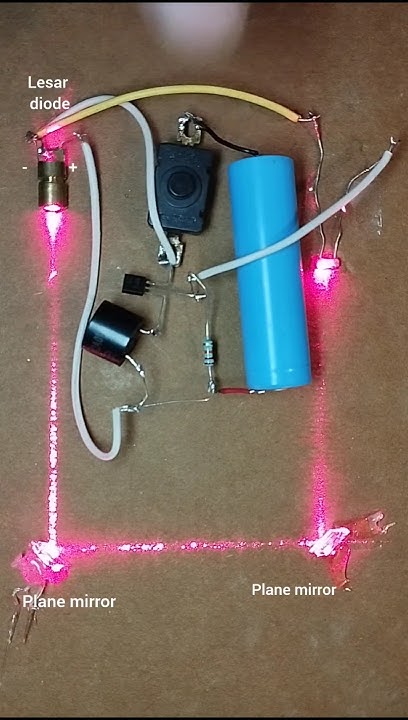 RealSirDogeAlot's tweet card. Three-way laser home security system #experiment #circuit #sciencep...