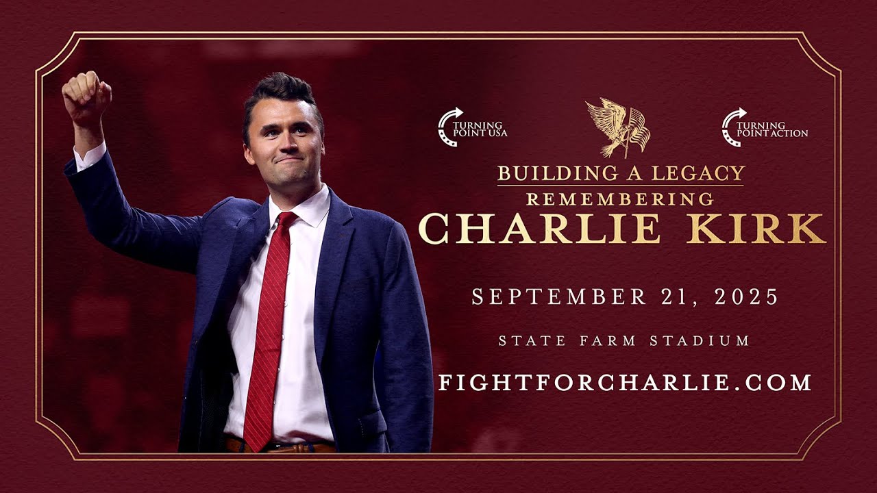 chrisbotics's tweet card. LIVE NOW: Building A Legacy, Remembering Charlie Kirk