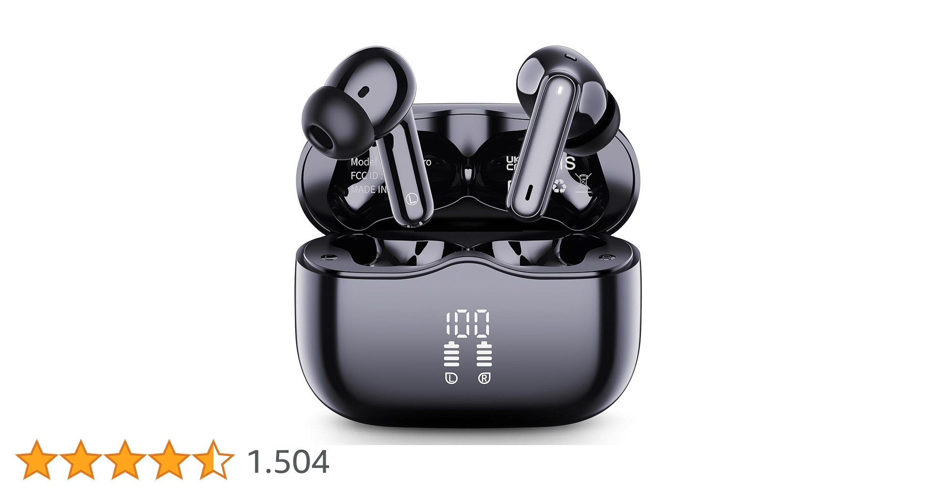 PPicks41967's tweet card. HiFi Estéreo y Cancelación de Ruido ENC: Auriculares inalambricos Bluetooth utilizan una unidad de altavoz profesional de 13mm que ofrece un sonido verdaderamente natural y auténtico y un potente...