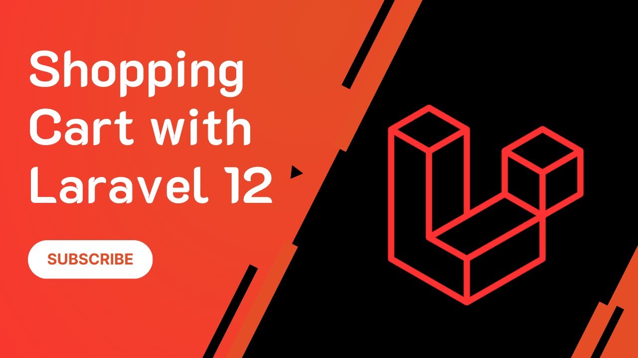DarijaCoding's tweet card. Build a Laravel 12 Shopping Cart | Step-by-Step Guide -8- (Remove...