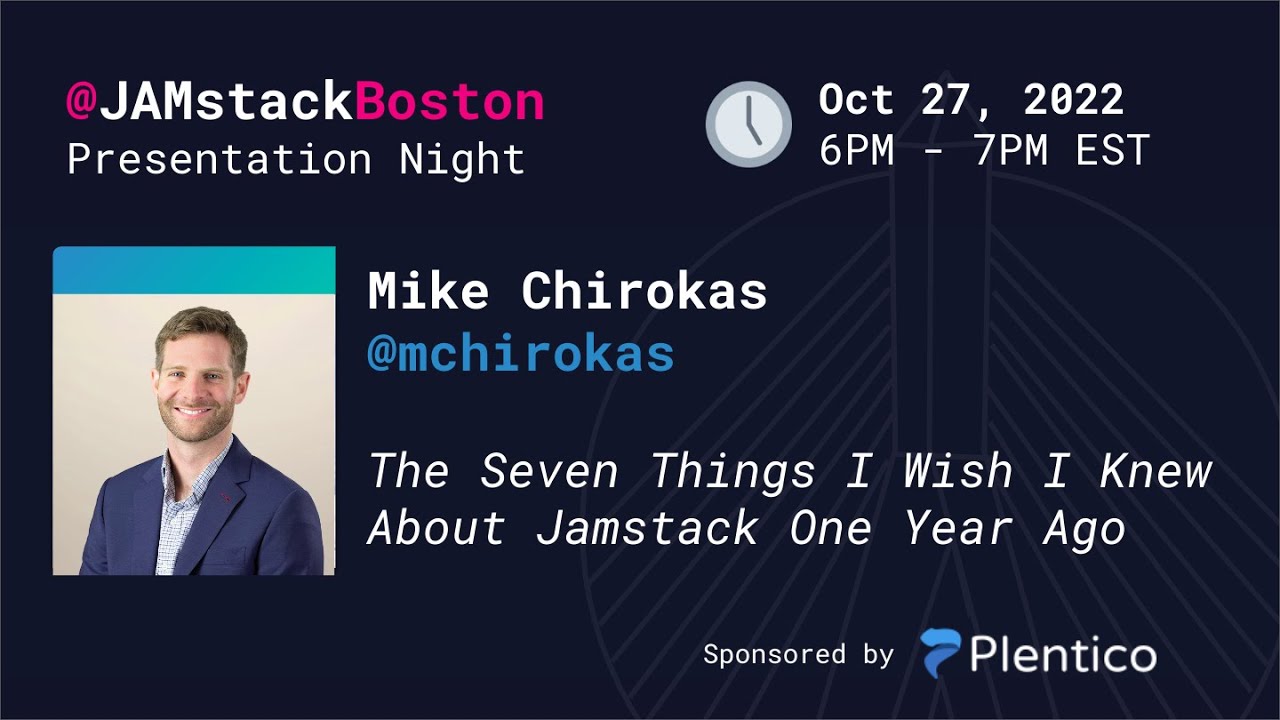 BuildTimeRender's tweet card. The Seven Things I Wish I Knew About Jamstack One Year Ago with Mike...