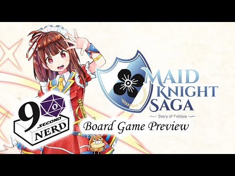 90secondnerd's tweet card. 90 Second Nerd Board Game Preview: Maid Knight Saga - Story of...