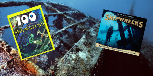 BookAndTechTips's tweet card. Discover the best nonfiction books for kids about Great Lakes and Pacific Coast shipwrecks, with famous shipwreck stories that make history for kids exciting!