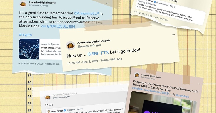 DrexTechCPA's tweet card. Crypto audits don’t address some risks, and auditors have publicly praised their clients.