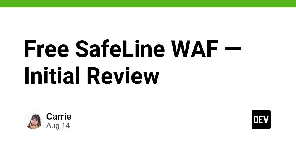 Carrie_Luo1's tweet card. When it comes to protecting websites and applications from common web threats, finding a free,...