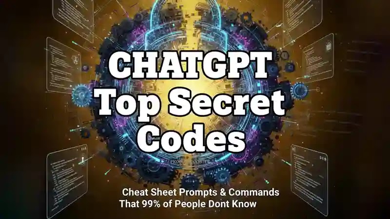 ProBlogBooster's tweet card. Unlock ChatGPT true power. I found top secret codes, prompt hacks, and hidden commands. Get better results now with this Cheat Sheet Prompts Commands.