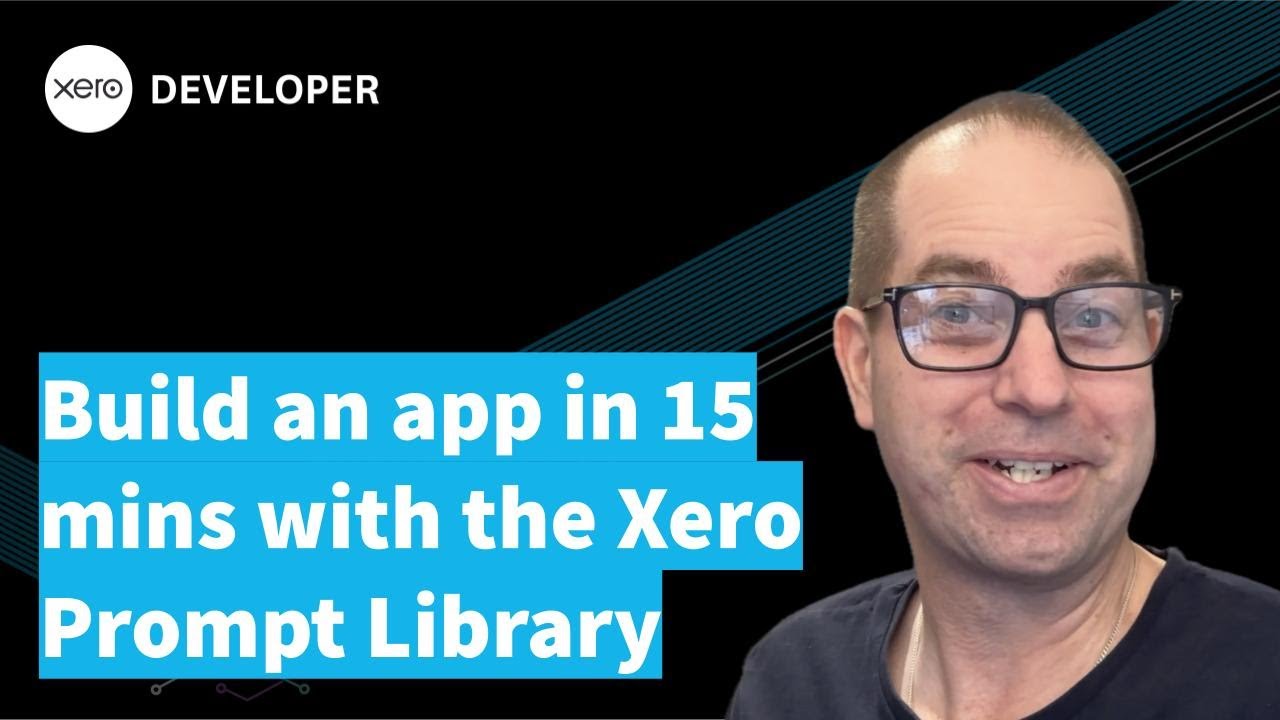 XeroAPI's tweet card. Build an app in 15 minutes with the Xero AI Prompt Library