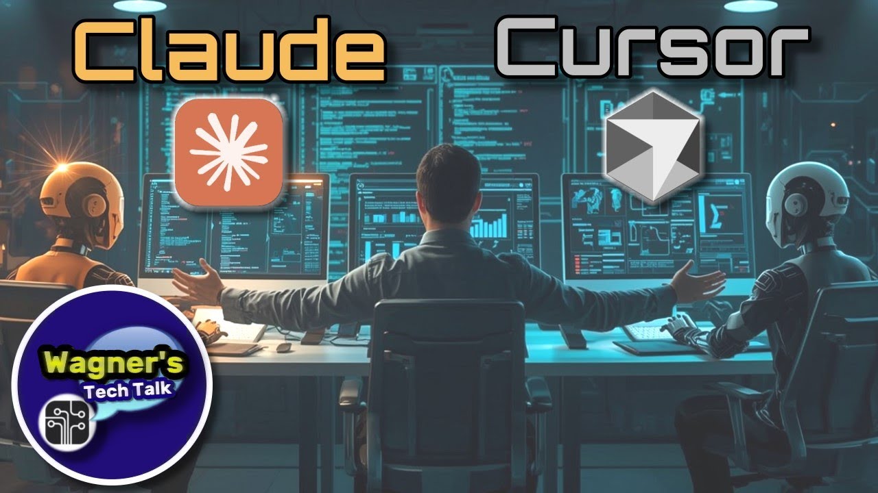 wagnerstechtalk's tweet card. AI Coding with Claude & Cursor - Create a Complete App with Cursor