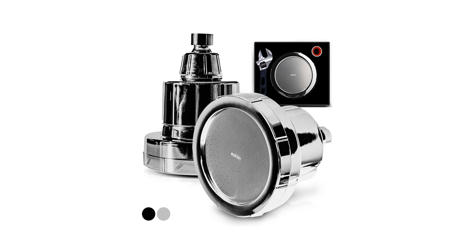 joelhooks's tweet card. The world's best filtered shower head.