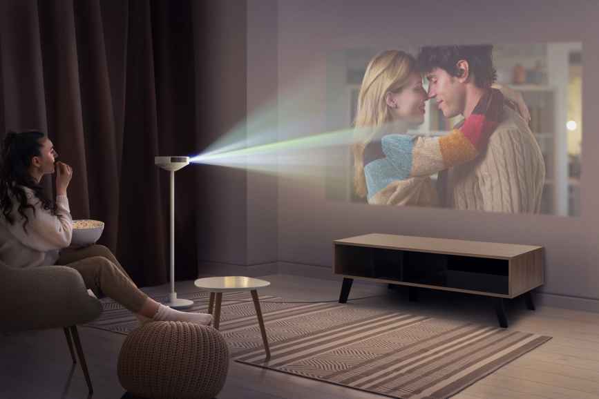 HiddenWires's tweet card. LG has introduced two ‘new-concept’ lifestyle projectors at CES 2025.