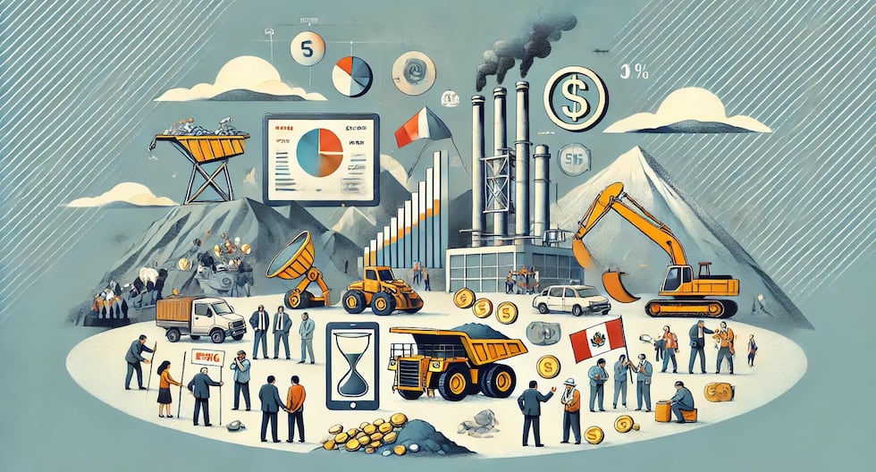 ecdata_pe's tweet card. Conoce el impacto económico y social de los conflictos mineros en el Perú y cómo la falta de mediación efectiva agrava la situación.