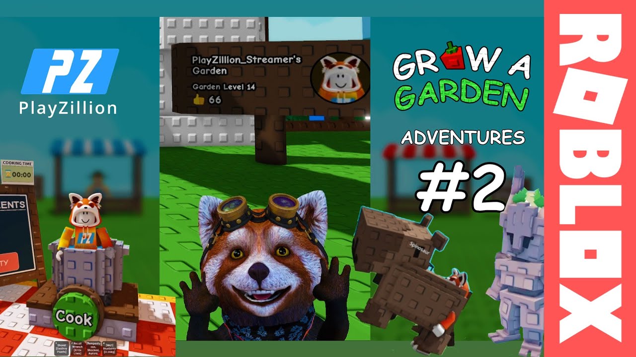 PlayZillion's tweet card. PlayZillion's Grow A Garden Adventures #2