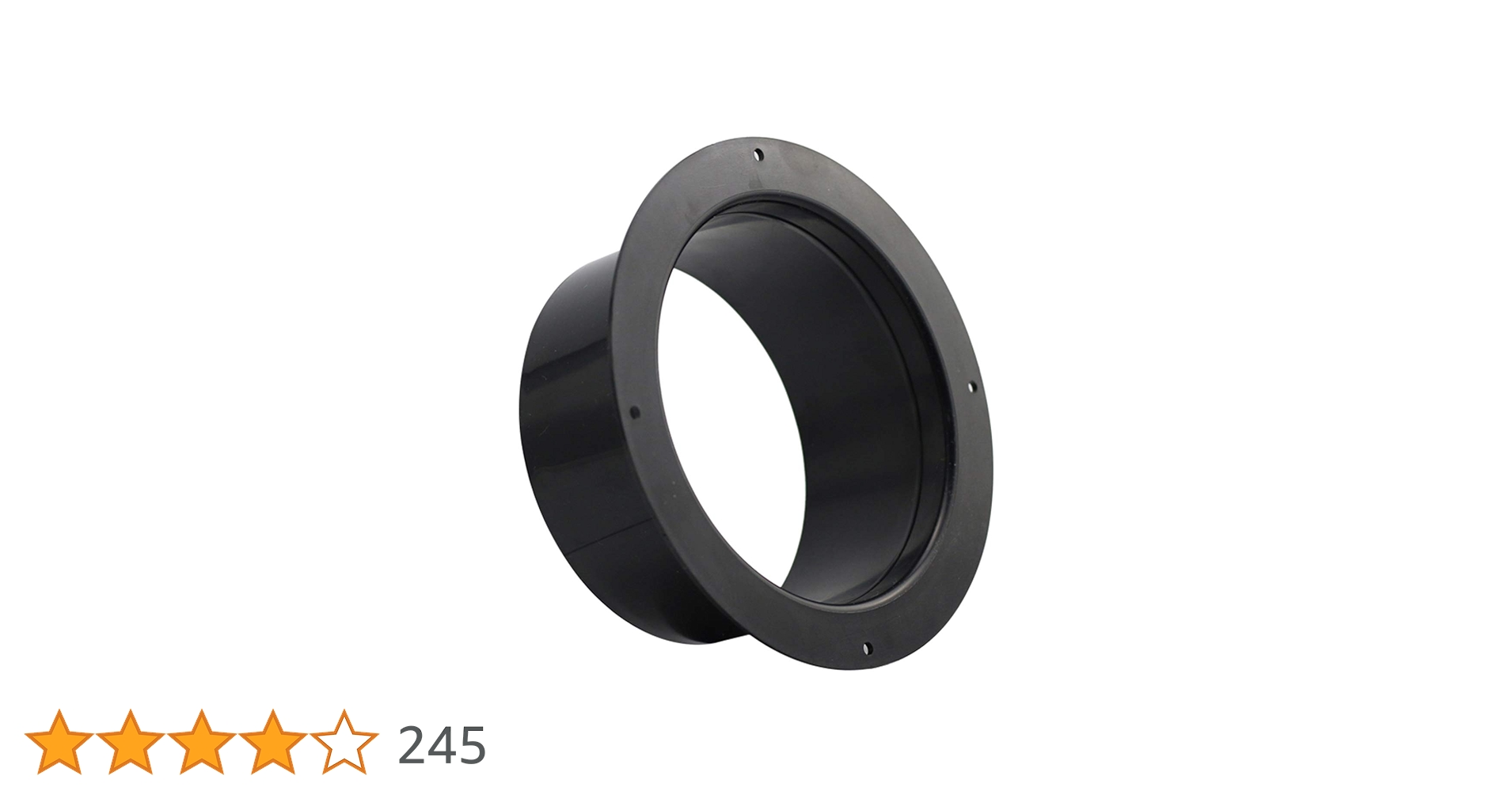 Boldfinger2015's tweet card. TiCoast ストレートパイプフランジ ダクトコネクター フランジ ABS樹脂製 換気システム 配管部品用 ブラック (150mm)